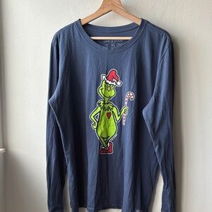 Life is Good Women’s The Grinch Crusher Long Sleeve Tee Size XL